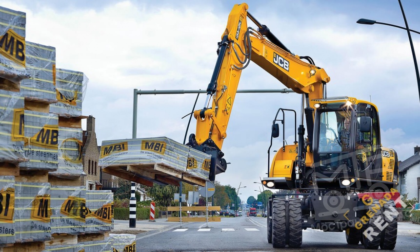 Аренда колесного экскаватора JCB JS145W thumbnail 3