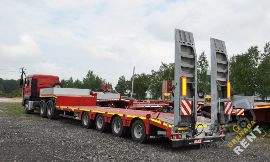 Аренда трала Max Trailer Max100 - 60 тонн thumbnail 1