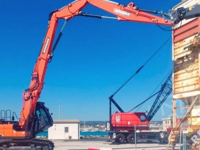 Аренда экскаватора Doosan S500LC-V Demolition с гидроножницами