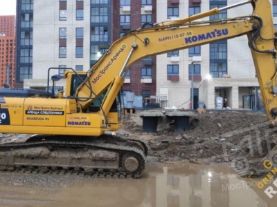Аренда гусеничного экскаватора Komatsu PC210