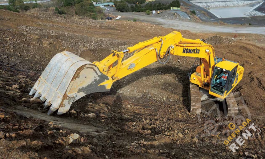 Аренда гусеничного экскаватора Komatsu PC210 thumbnail 3