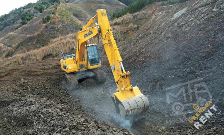 Аренда гусеничного экскаватора Komatsu PC210 thumbnail 4