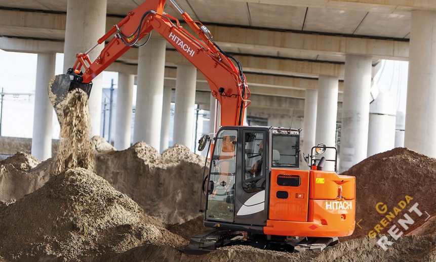 Мини-экскаватор Hitachi ZX85 thumbnail 0