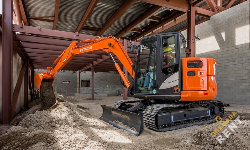Мини-экскаватор Hitachi ZX85 thumbnail 1