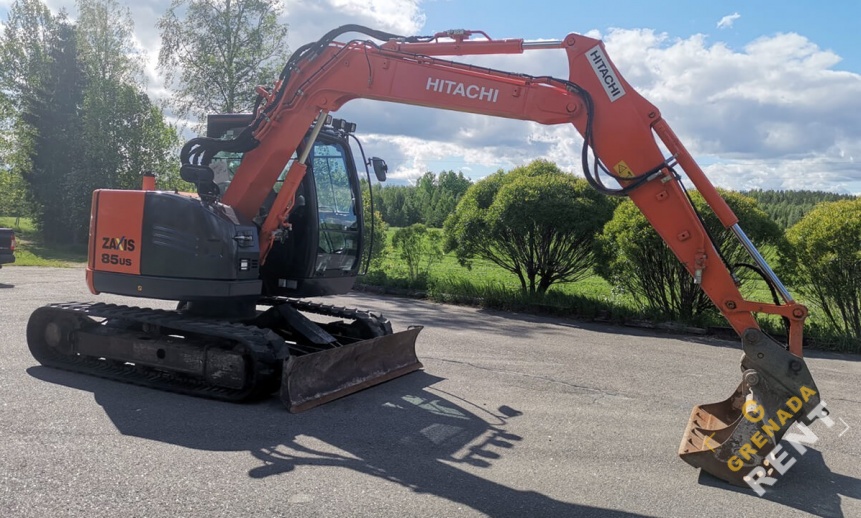 Мини-экскаватор Hitachi ZX85 thumbnail 2