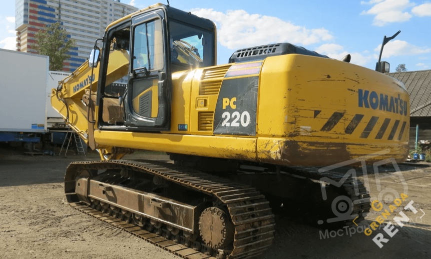 Аренда гусеничного экскаватора Komatsu PC220 thumbnail 1