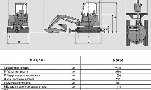 Аренда мини-экскаватора Hitachi ZX50 thumbnail 9