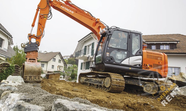 Аренда гусеничного экскаватора Hitachi ZX130-5G thumbnail 0