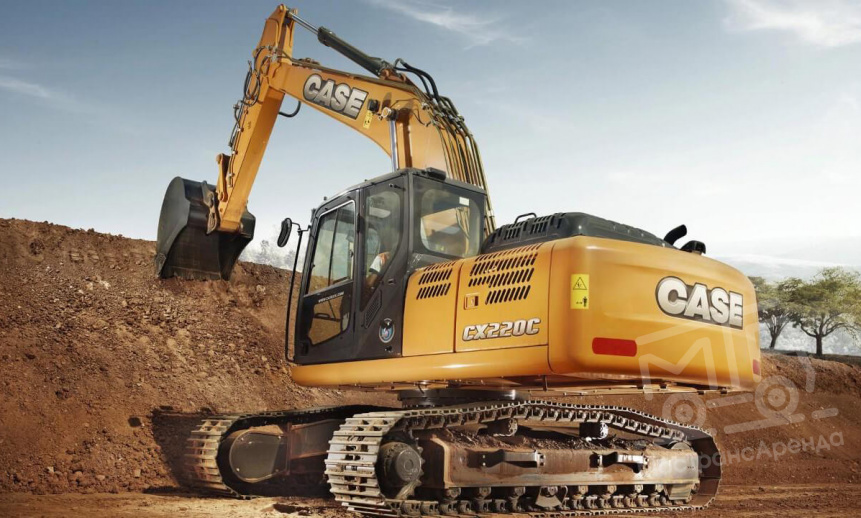 Аренда гусеничного экскаватора Case CX220C LC thumbnail 1
