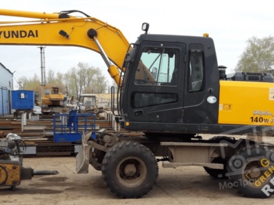 Аренда колесного экскаватора Hyundai 140W-7