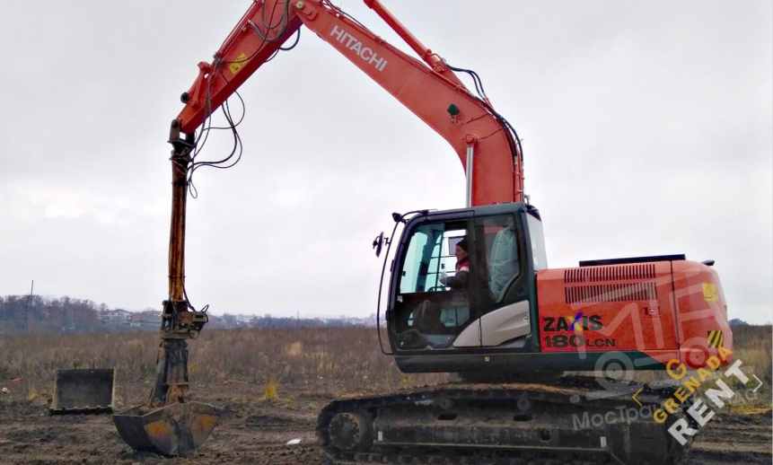 Аренда гусеничного экскаватора с грейфером 12 метров thumbnail 1