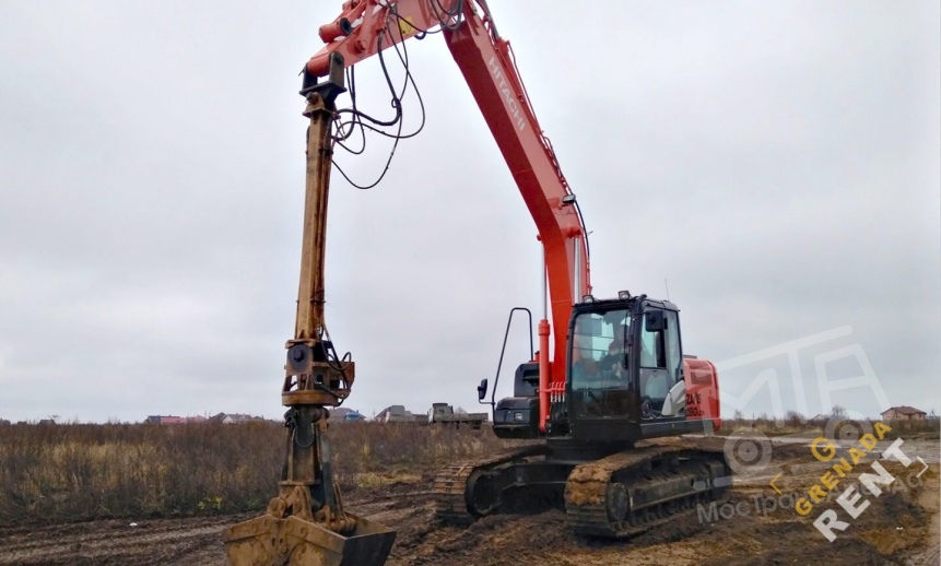 Аренда гусеничного экскаватора с грейфером 12 метров thumbnail 2