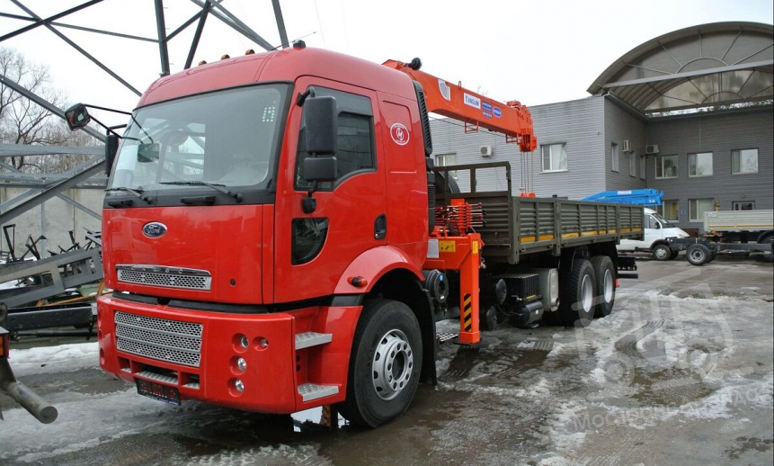 Аренда манипулятора Ford Cargo, стрела 5 тонн, борт 10 тонн thumbnail 0