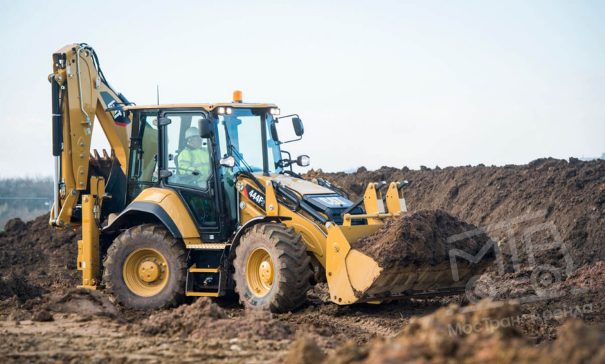 Аренда экскаватора-погрузчика CAT 444F2 thumbnail 1