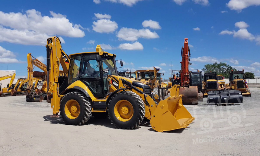 Аренда экскаватора-погрузчика CAT 444F2 thumbnail 3