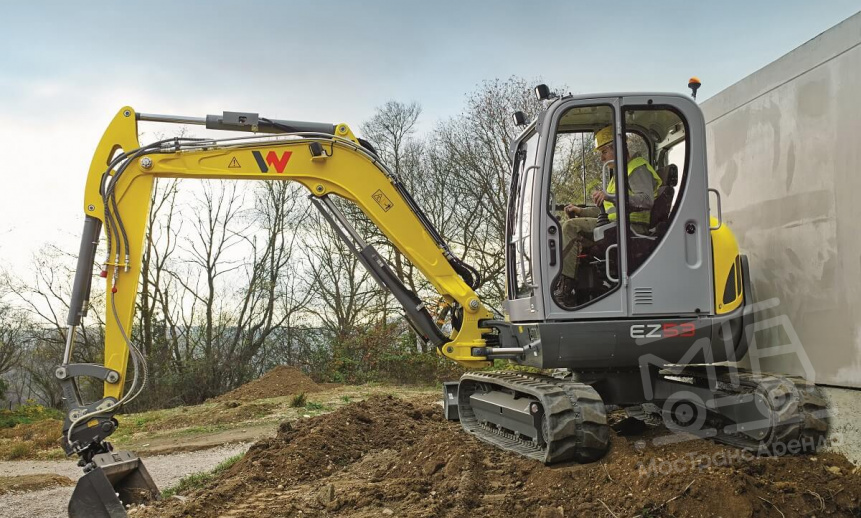 Аренда мини-экскаватора Wacker Neuson EZ53 thumbnail 0