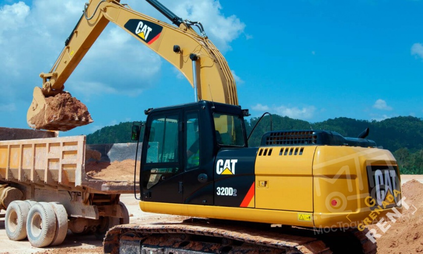 Аренда гусеничного экскаватора CAT 320D thumbnail 2