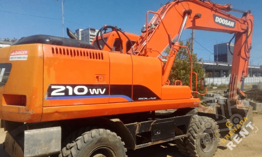 Аренда колесного экскаватора Doosan DX210W thumbnail 0