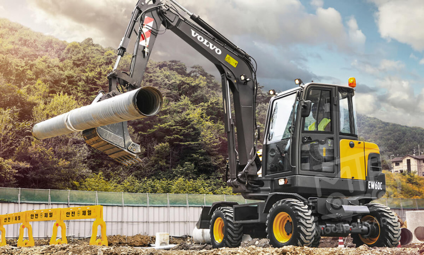 Аренда мини-экскаватора VOLVO EW60C thumbnail 0