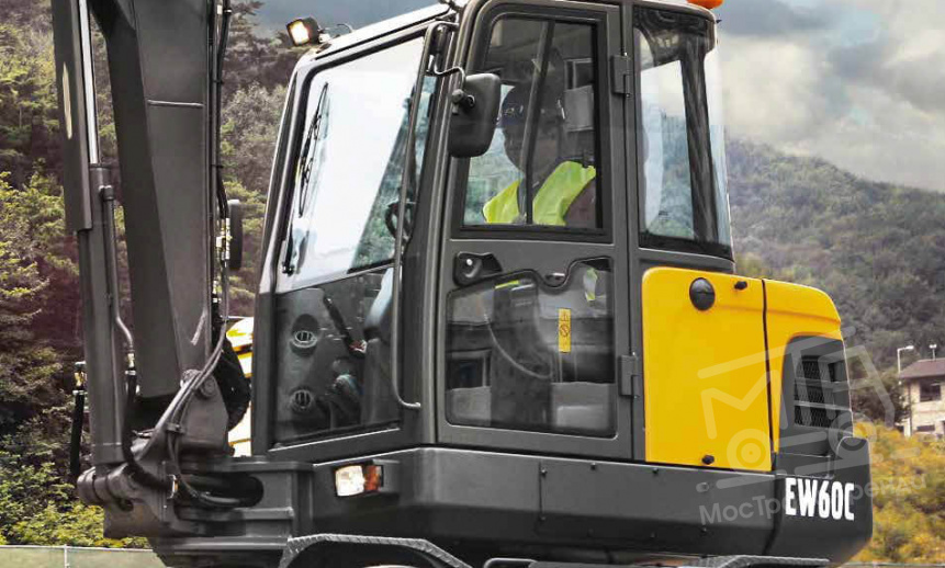 Аренда мини-экскаватора VOLVO EW60C thumbnail 3