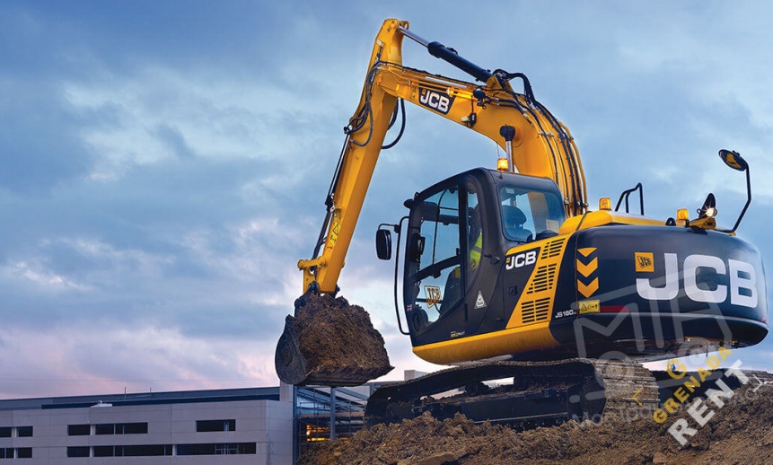 Аренда гусеничного экскаватора JCB JS 160 thumbnail 0