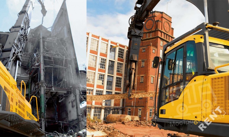 Аренда экскаватора-разрушителя Volvo EC480DHR thumbnail 2