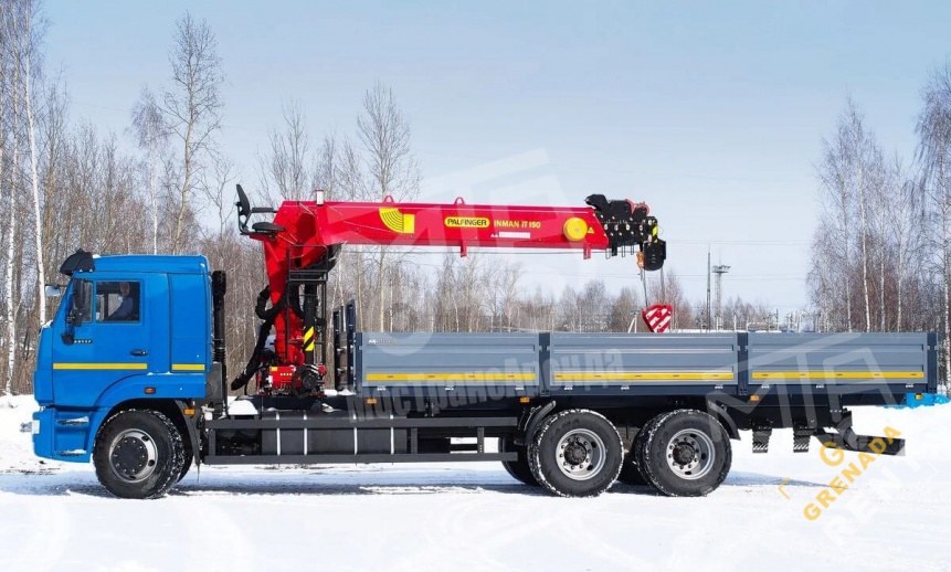 Аренда манипулятора КАМАЗ с грузоподъемностью стрелы 7 тонн и грузоподъемностью борта 10 тонн thumbnail 0