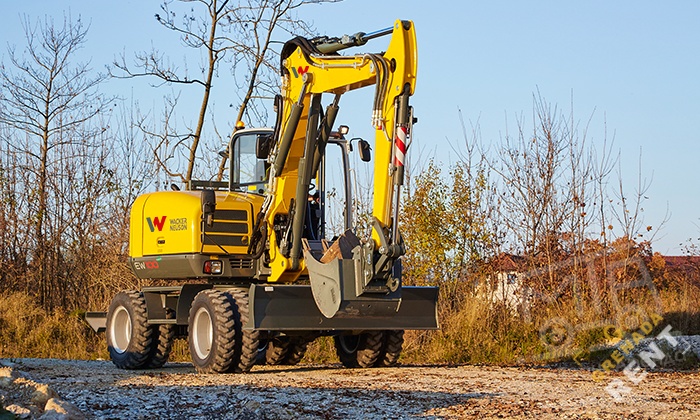 Аренда колесного экскаватора Wacker Neuson EW100 thumbnail 0