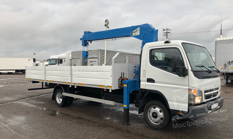 Аренда манипулятора Mitsubishi Fuso, стрела 7 тонн, борт 10 тонн thumbnail 0