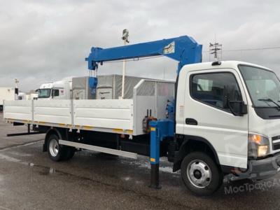 Аренда манипулятора Mitsubishi Fuso, стрела 7 тонн, борт 10 тонн