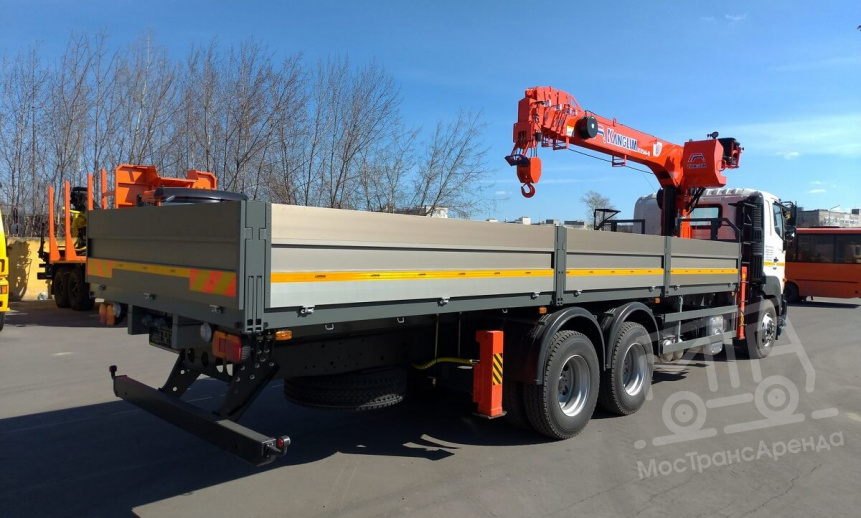 Аренда манипулятора Hino 700, стрела 7 тонн, борт 21 тонна thumbnail 2