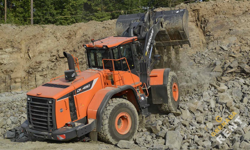 Аренда фронтального погрузчика Doosan DL450A thumbnail 3