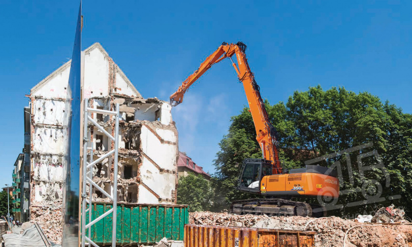 Аренда экскаватора-разрушителя Hitachi ZX350LC-3 Demolition thumbnail 1