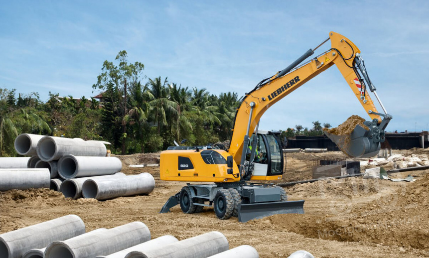 Аренда колесного экскаватора Liebherr A 920 Litronic thumbnail 0