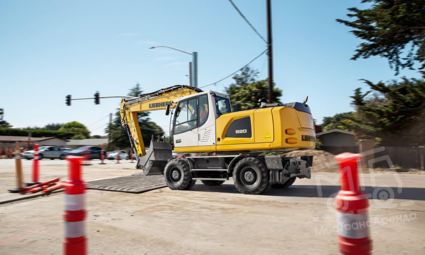 Аренда колесного экскаватора Liebherr A 920 Litronic thumbnail 2