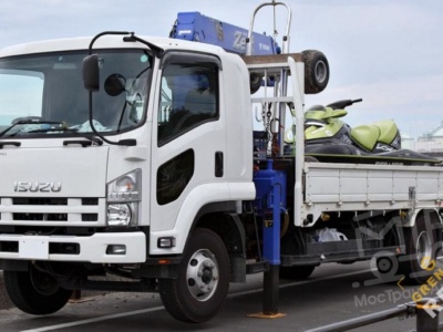 Аренда манипулятора Isuzu Forward, стрела 3 тонны, борт 5 тонн