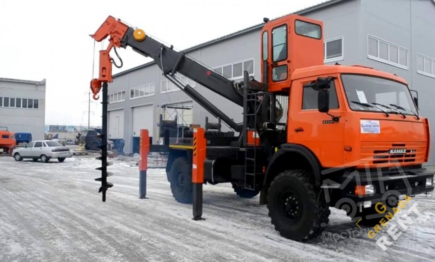 Аренда ямобура JunJin SA-040C на базе КАМАЗ thumbnail 0