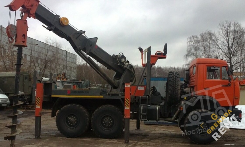 Аренда ямобура JunJin SA-040C на базе КАМАЗ thumbnail 1